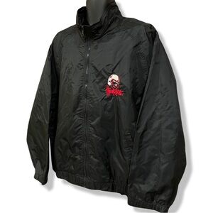 Vintage 90s Logo Athletic Nebraska Huskers Windbreaker